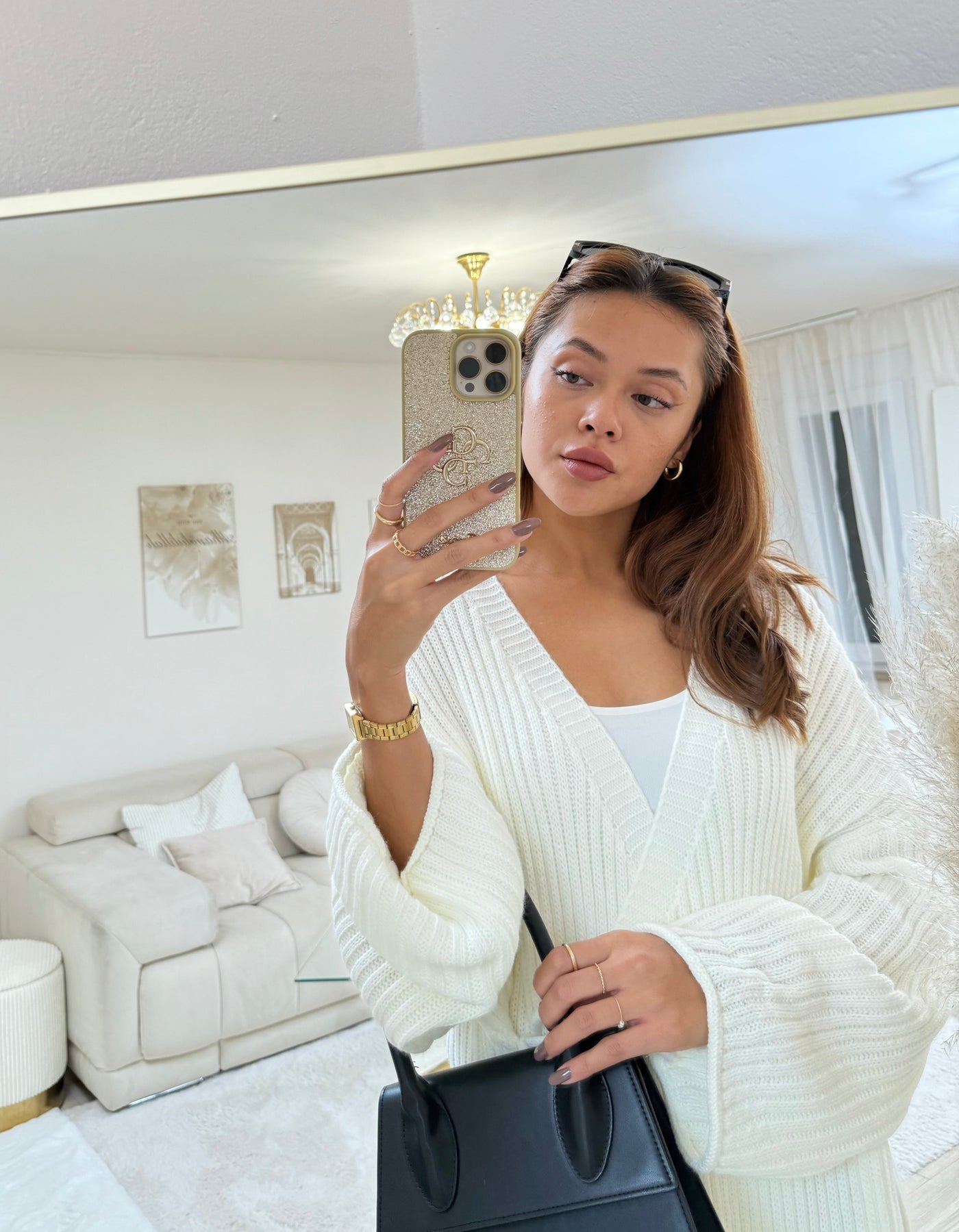 Strickkleid in Wickeloptik