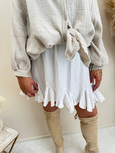 Musselin Rüschenrock