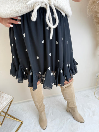 Rüschenrock Herzchen