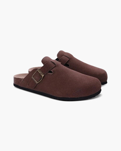Luke | Bequemer Herren-Clog aus Wildleder mit ergonomischem Fußbett