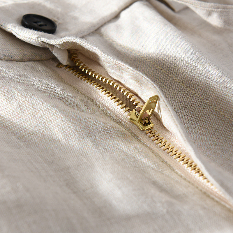 Griffin | Dünen Leinen Shorts