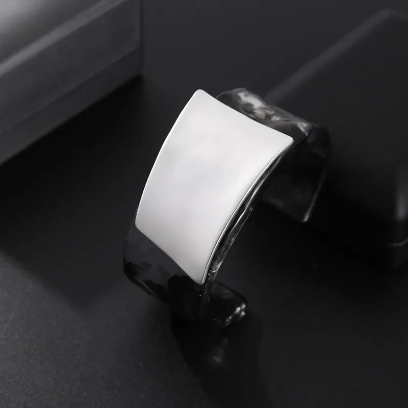 Elegante Statement Damen Armreif Manschette Gold Silber