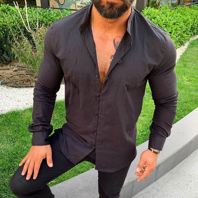 Stilvolles Leinenhemd für Herren –  Ademar