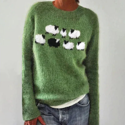 Silvia | Retro-Herbstpullover