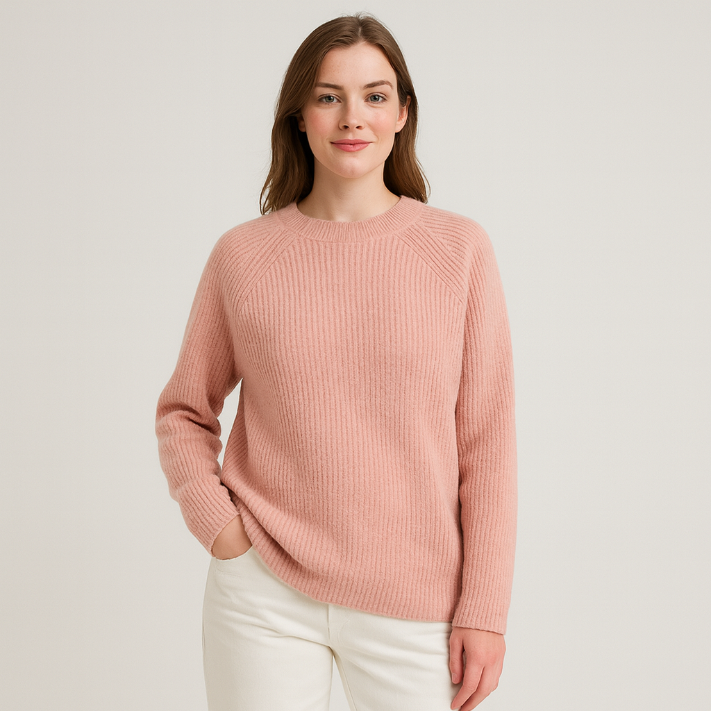 Klara | Rundhals-Strickpullover