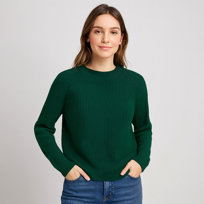 Klara | Rundhals-Strickpullover