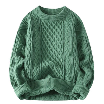 Klassischer Pullover mit Kabelstrick für Eleganz