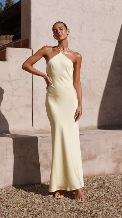 Zachary | Chiara Maxikleid - Gelb