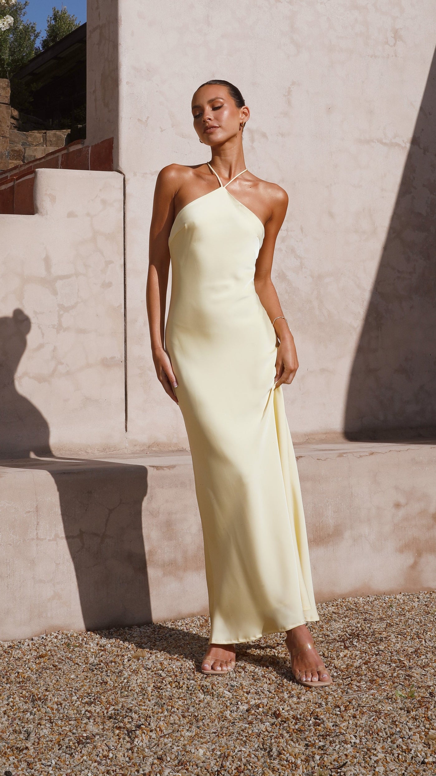 Zachary | Chiara Maxikleid - Gelb