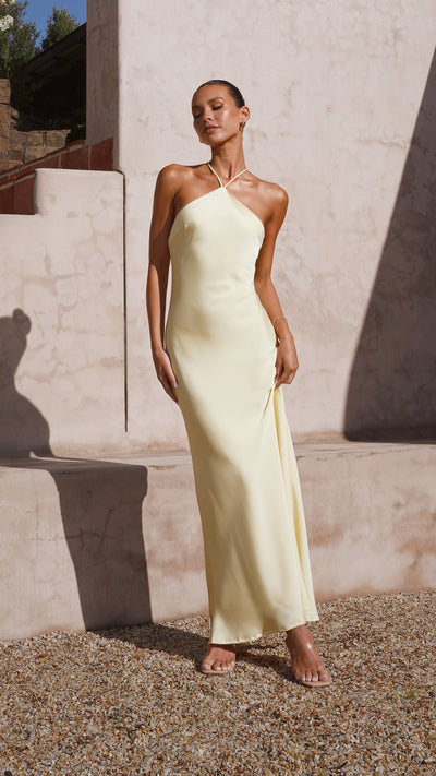 Zachary | Chiara Maxikleid - Gelb