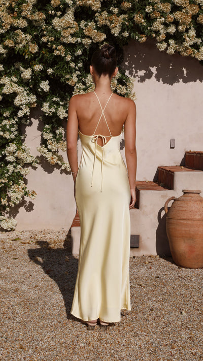 Zachary | Chiara Maxikleid - Gelb