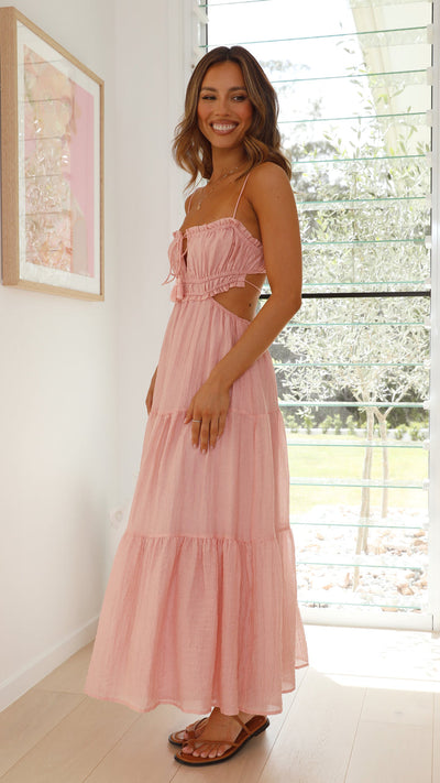 Knielanges Trägerkleid |  Mia