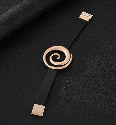 Vintage Retro Damen Armreif mit Magnetverschluss Gold