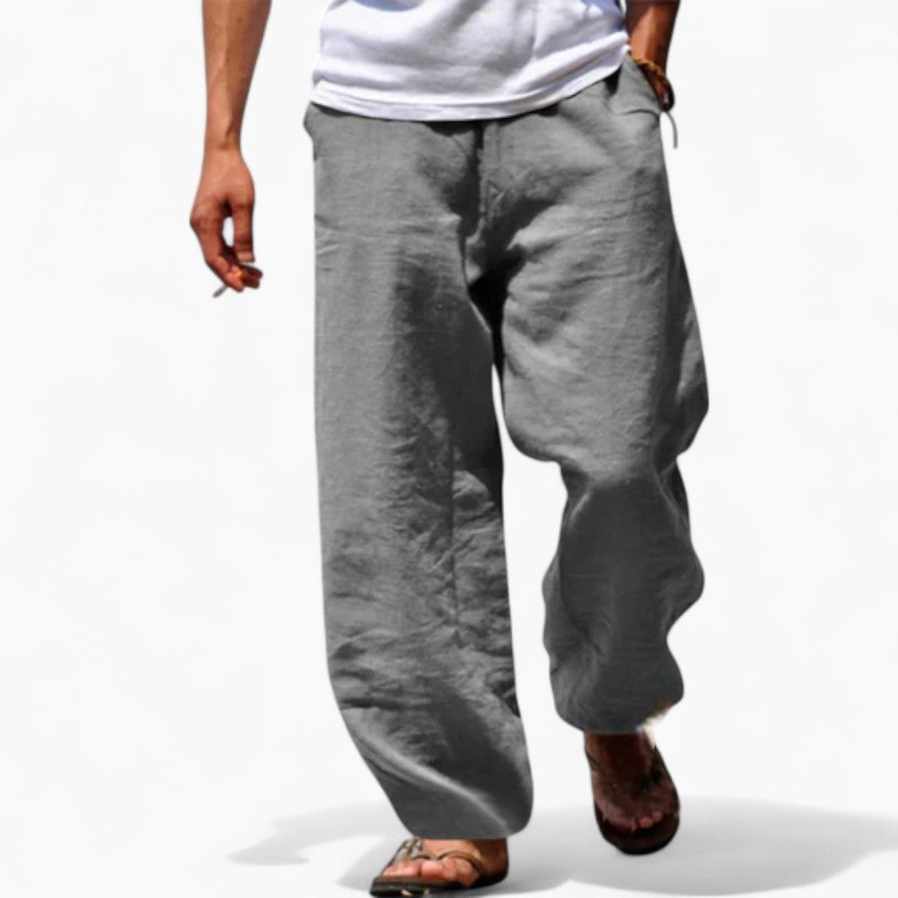 Jonas | Leichte locker sitzende Sommerhose aus Leinen