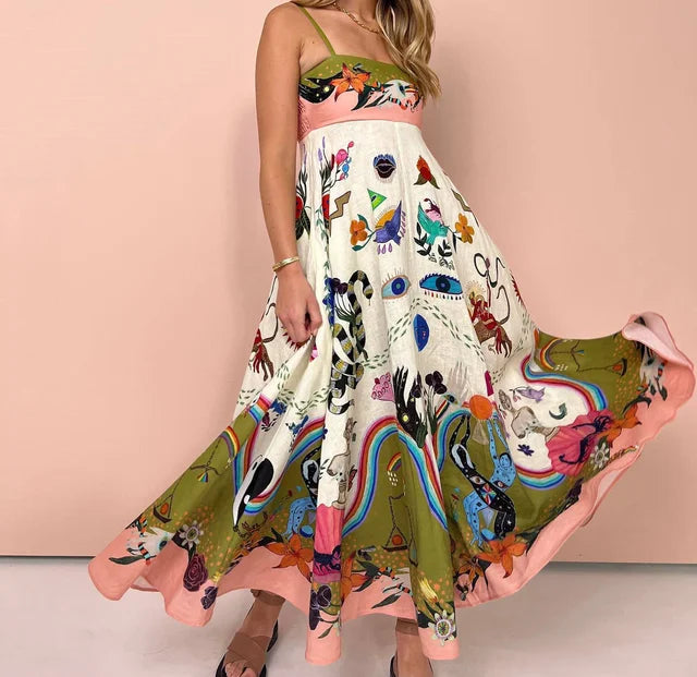 Stilvolles Sommerkleid für warme Tage – Gisella