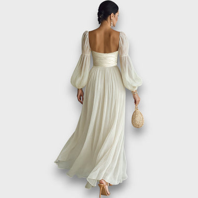 Elviana – Maxikleid mit quadratischem Ausschnitt