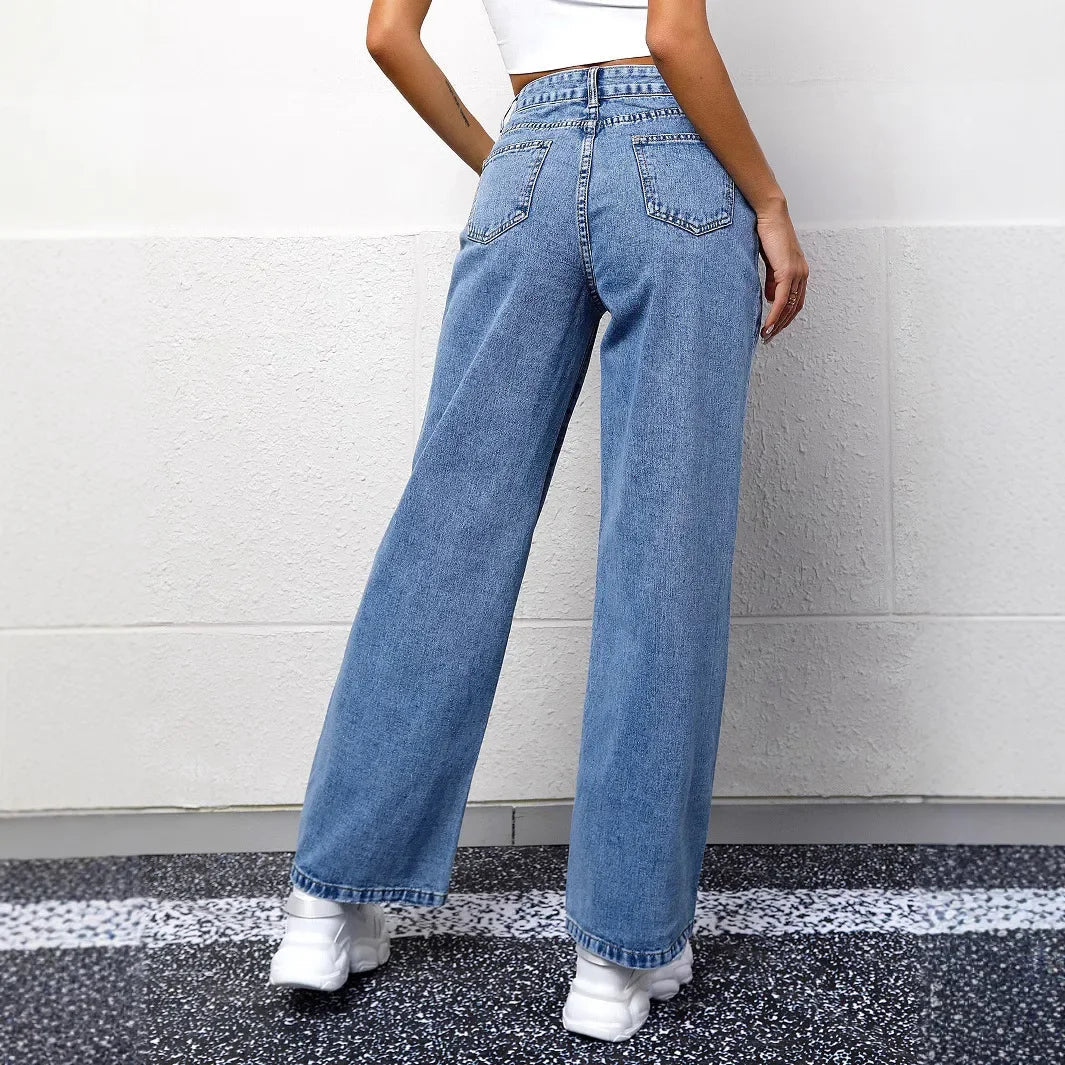 Jessica | Lässige High Waisted Mom Jeans