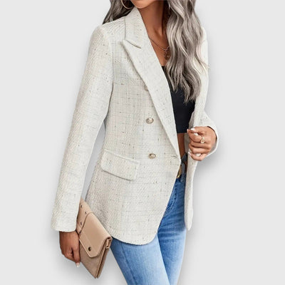 Zara | Blazer aus Tweed, leicht und stilvoll