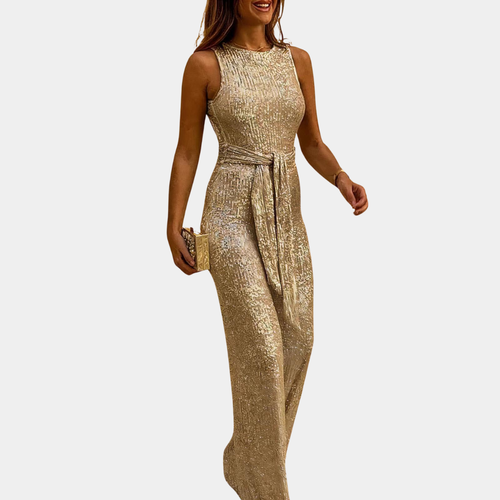 Monica | Glitzernder Sommer-Jumpsuit