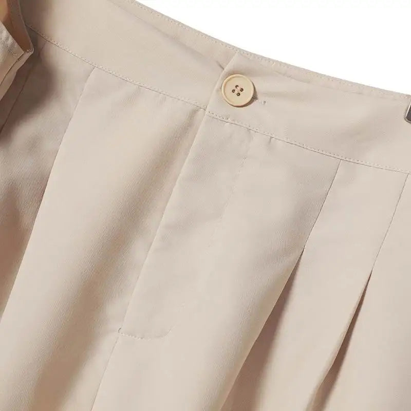 Elegantes Vintage Damen Zweiteiler Set mit weitem Bein