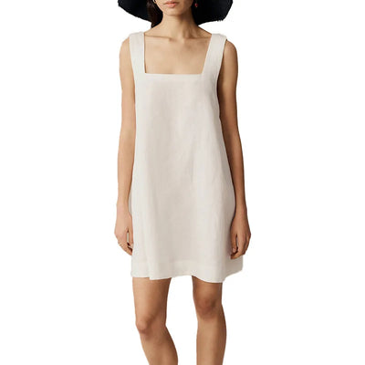 Leinen-Kleid im Vintage-Sommerstil für Damen – Marie