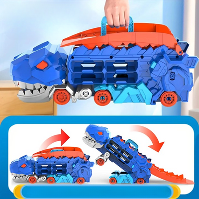 RexHaul – Dinosauretrage-Spielzeug mit 6 Dinosaurierfiguren, robuste Konstruktion, fantasievoller Spaß