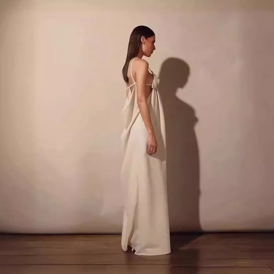 Damen Maxikleid mit floralem Design Fudus