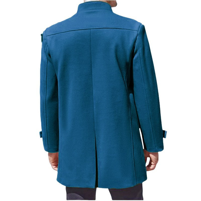 Herren modischer Übergangsmantel mit hochwertigem Wollmix Aliams