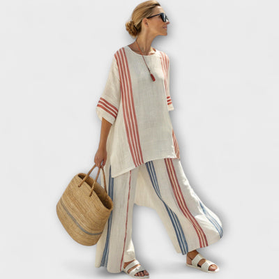 Faith - Ethnisches Set aus Leinen