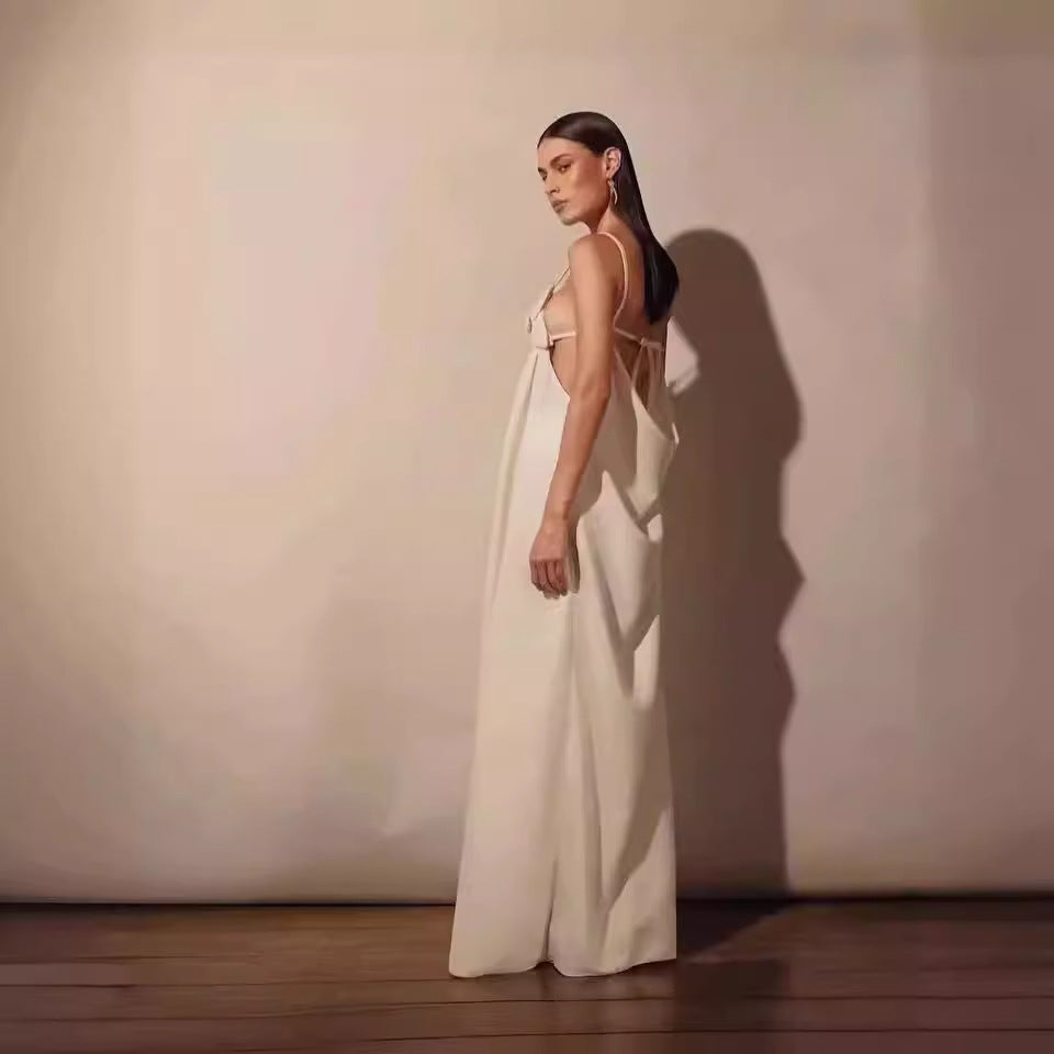 Damen Maxikleid mit floralem Design Fudus