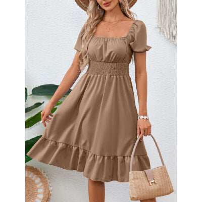 Damen Sommerkleid mit Blumenmuster Fudus