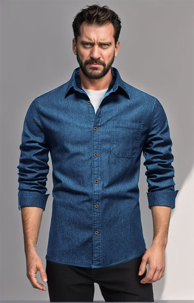Herren Denim Hemd Aliams