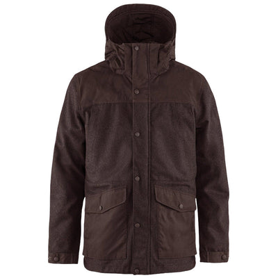 Herren funktionale Parkajacke mit abnehmbarer Kapuze Aliams