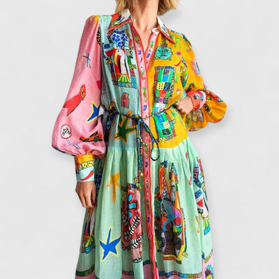 Leonie | Trendiges Midi-Kleid