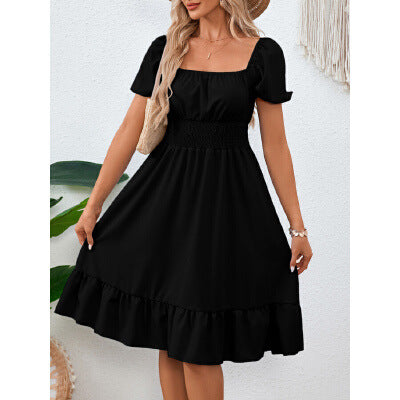 Damen Sommerkleid mit Blumenmuster Fudus