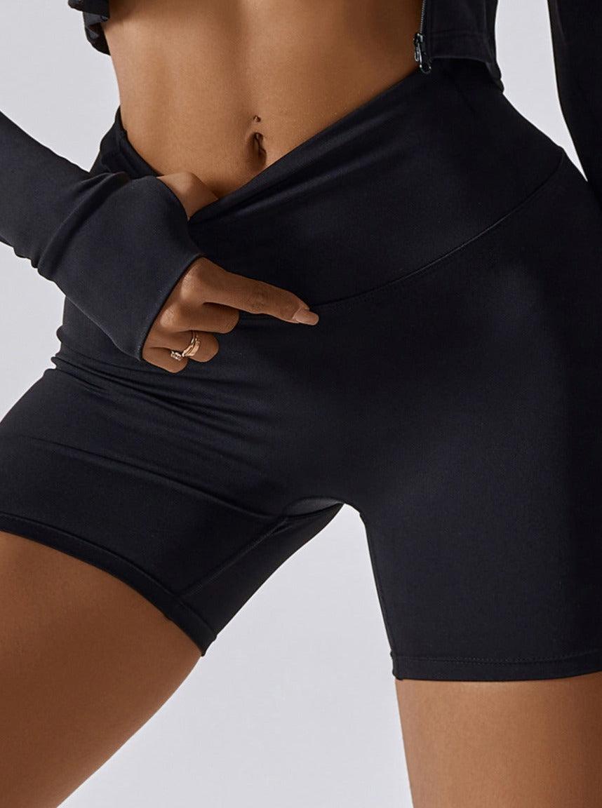 Aria | Nahtlose High-Waist Sport Shorts