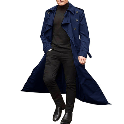 Herren eleganter Trenchcoat mit modernem Schnitt Aliams