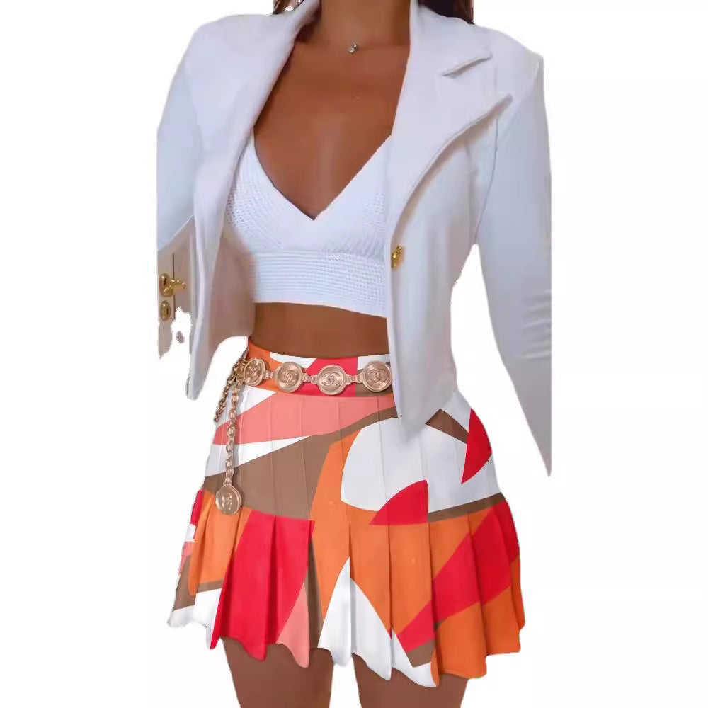 Damen modischer Blazer mit elegantem Schnitt und raffinierten Details Fudus