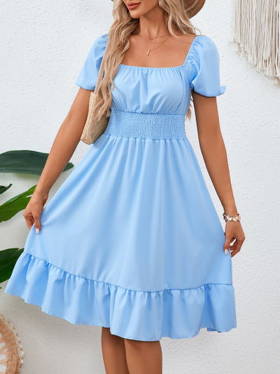Damen Sommerkleid mit Blumenmuster Fudus