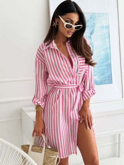 Damen Sommerliches Cocktailkleid im Leo-Print Fudus