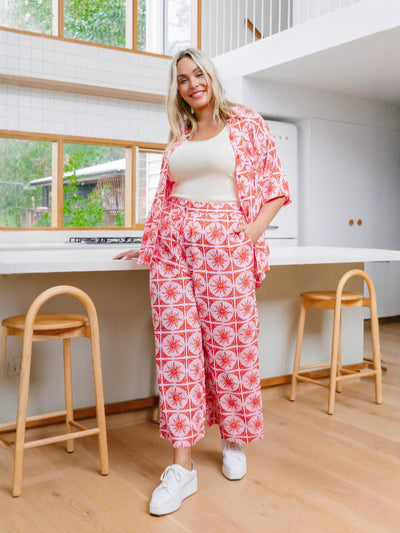 Damen Lässiger Jumpsuit mit floralem Muster und praktischen Taschen Fudus