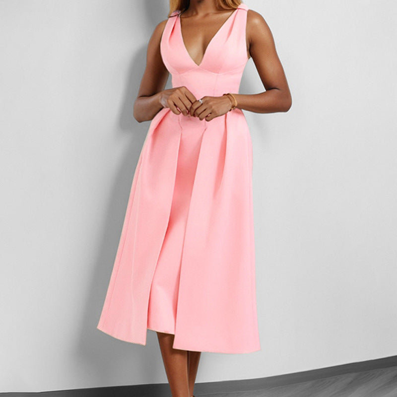 Damen Midikleid Fudus