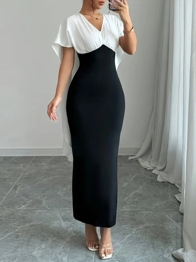 Damen Elegantes und figurbetontes Abendkleid Fudus