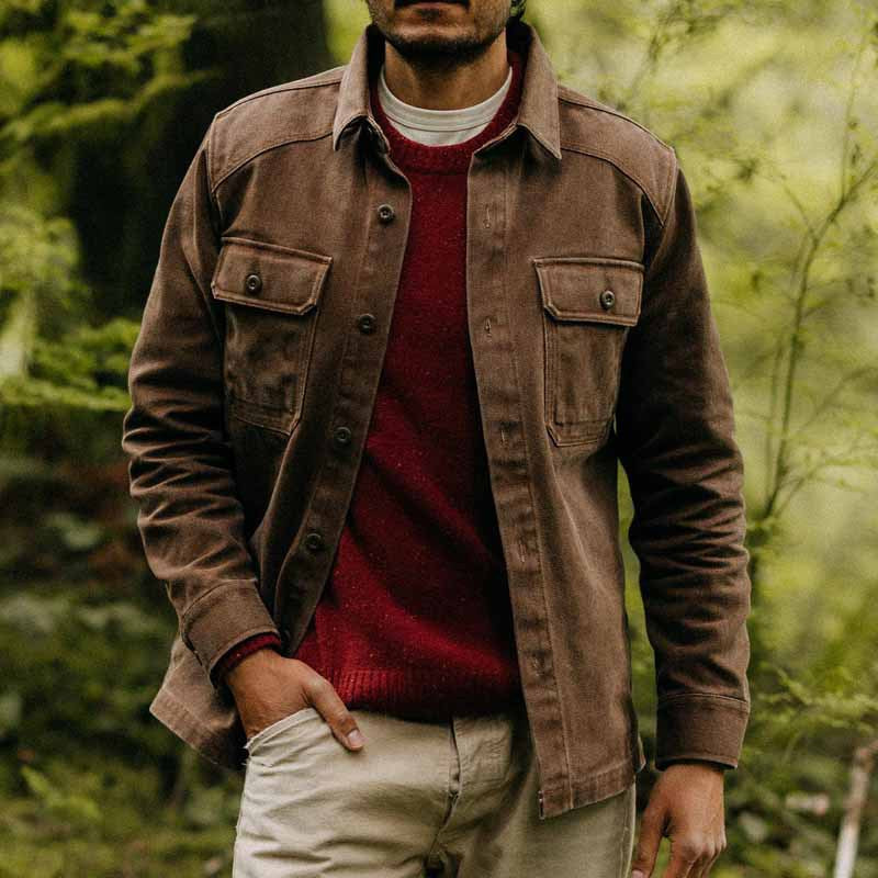Herren modische Utility-Überjacke Aliams