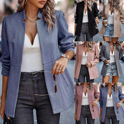 Damen modischer Blazer mit strukturiertem Design und eleganten Details Fudus