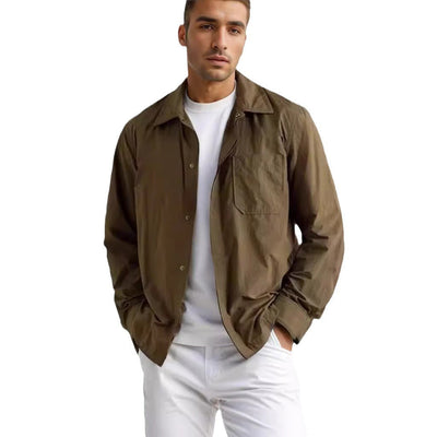 Herren leichte Übergangsjacke mit praktischen Taschen Aliams