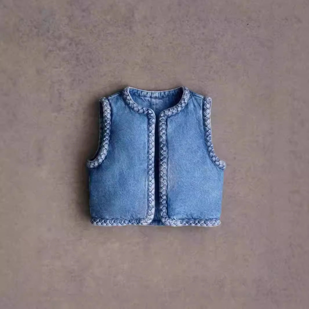 Damen Weste aus weichem Filz Fudus