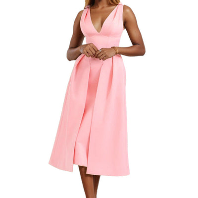 Damen Midikleid Fudus