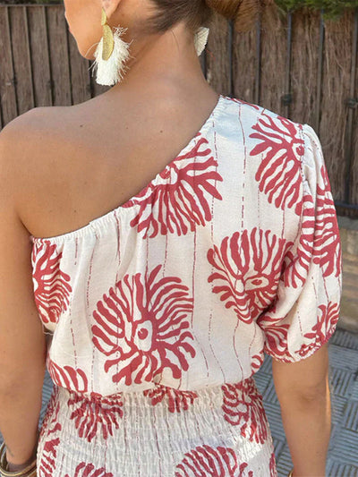 Sigrid  | Elegantes asymmetrisches Kleid