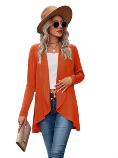 Damen Cardigan mit offenem Schnitt und lässigem Design Fudus